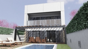 Vivienda adosada (infografía)